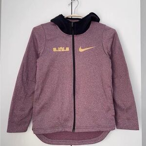 Nike Purple and Gold Hoodie